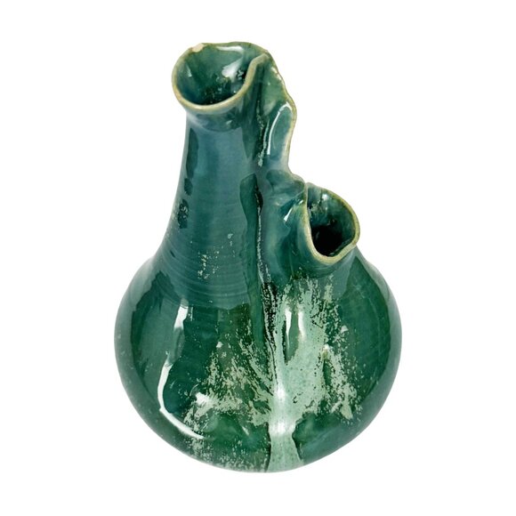 Handmade Art Pottery Vase: Signed by Artist - Picture 1 of 7